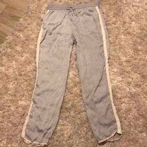 Aerie satin track pants